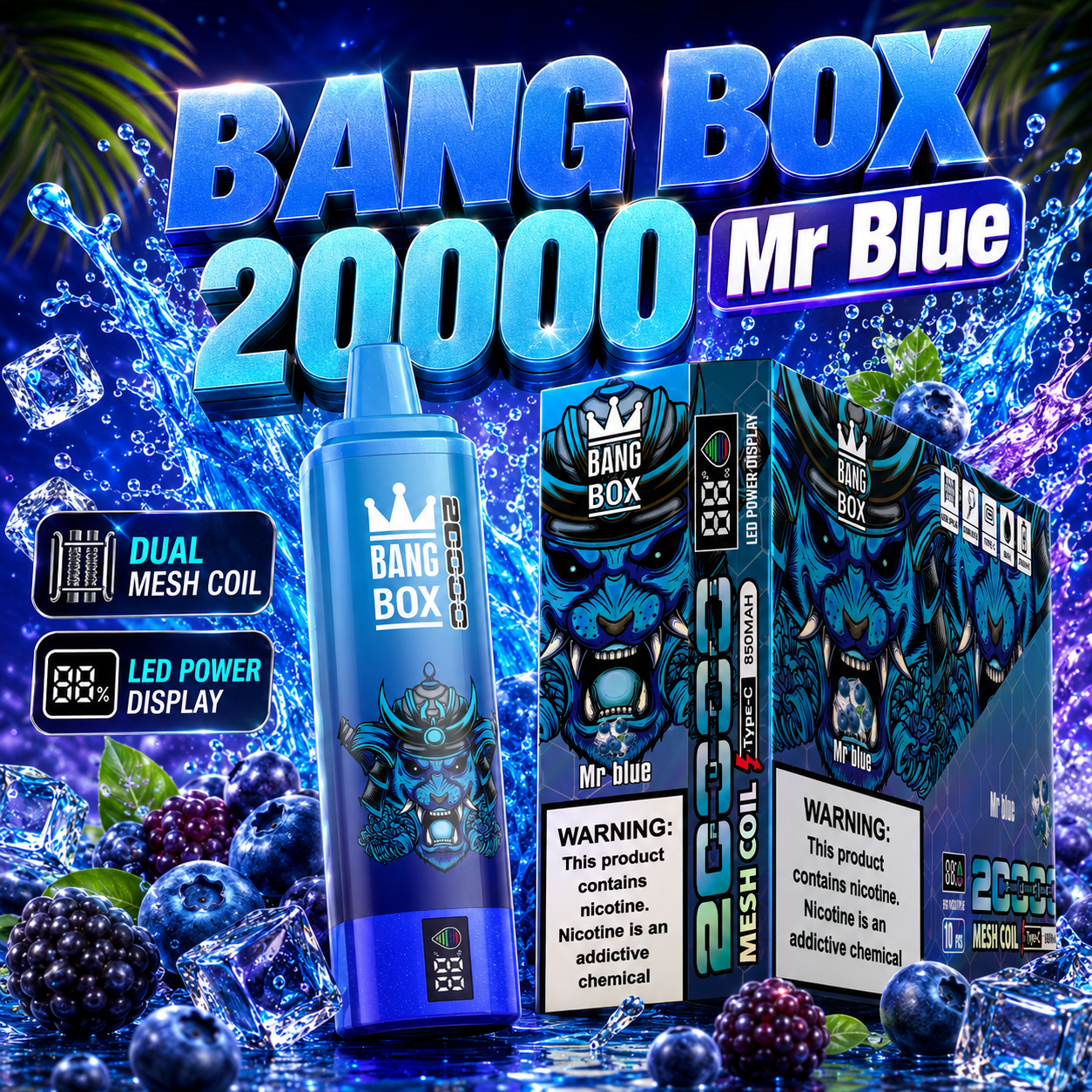 BANGBOX 20K Disposable Vape 19ML (Box of 10)