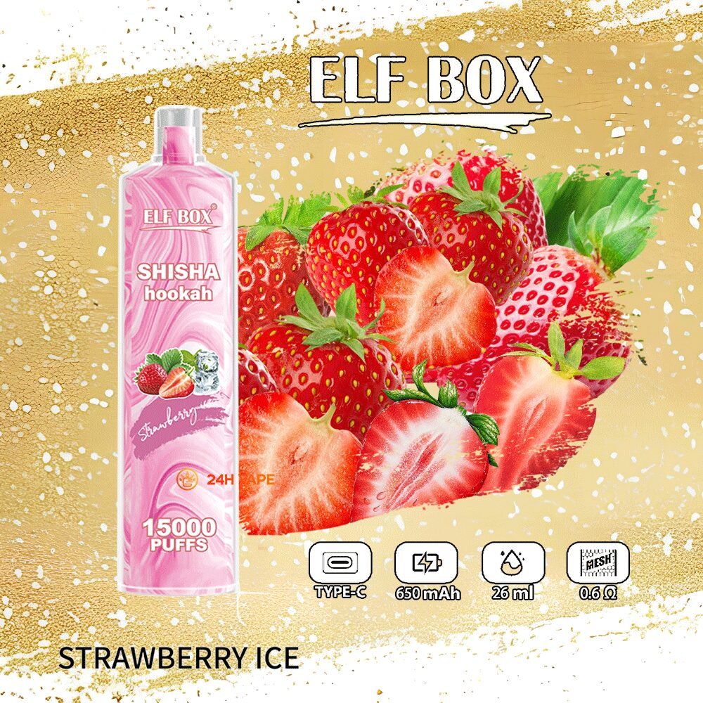 ELF BOX LS15000 Direct To Lung Disposable 15000 Puffs New Vape Pen(Box of 10)