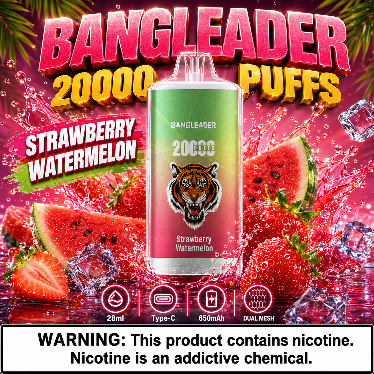 Bang Leader 20000 20K Puffs Newest Product Disposable Vape