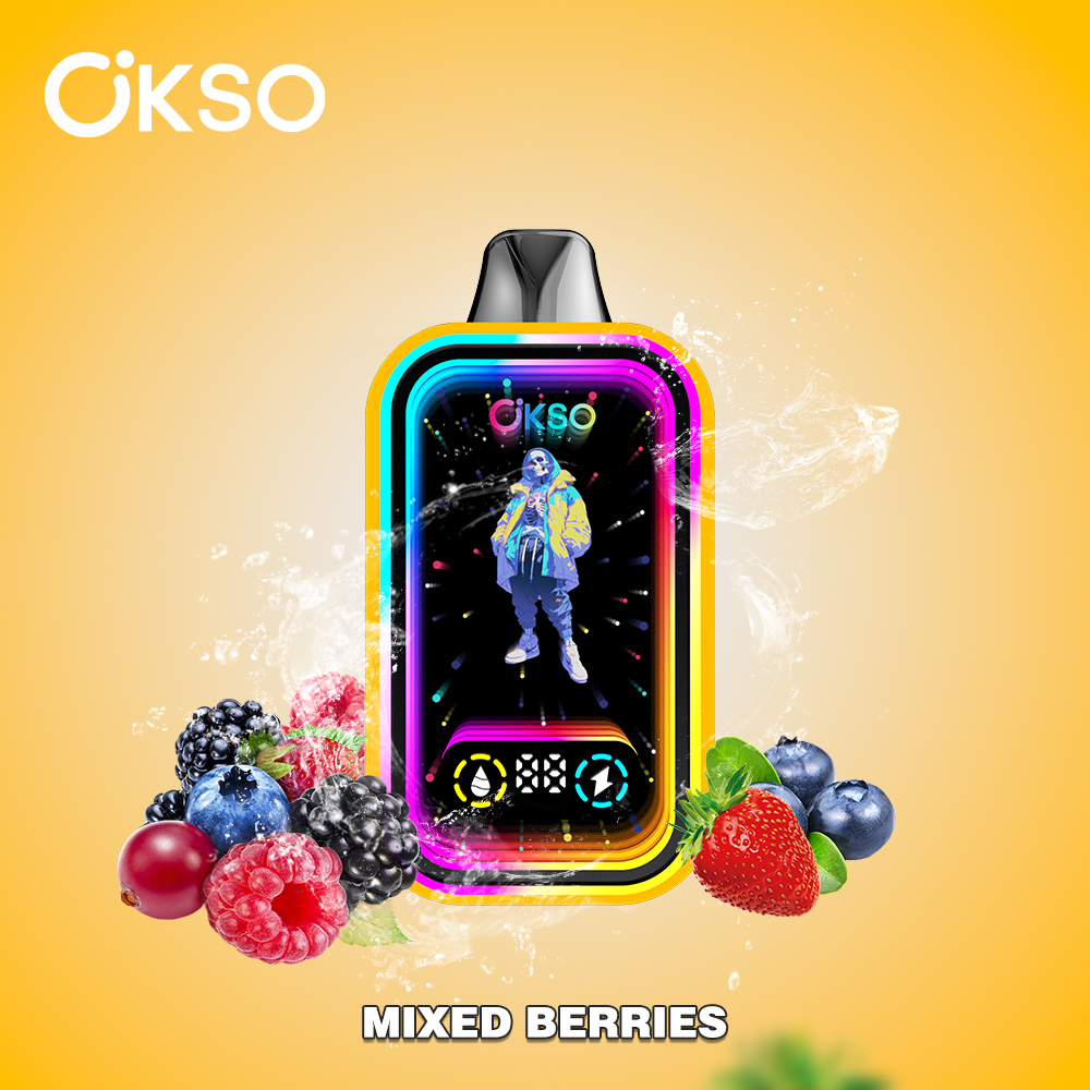 OKSO Magic Mirror 50000 50K Puffs Original Edition Dual Mesh LCD Display Disposable Vape(Box of 10)