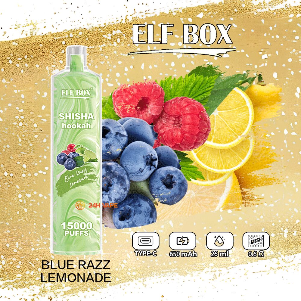 ELF BOX LS15000 Direct To Lung Disposable 15000 Puffs New Vape Pen(Box of 10)
