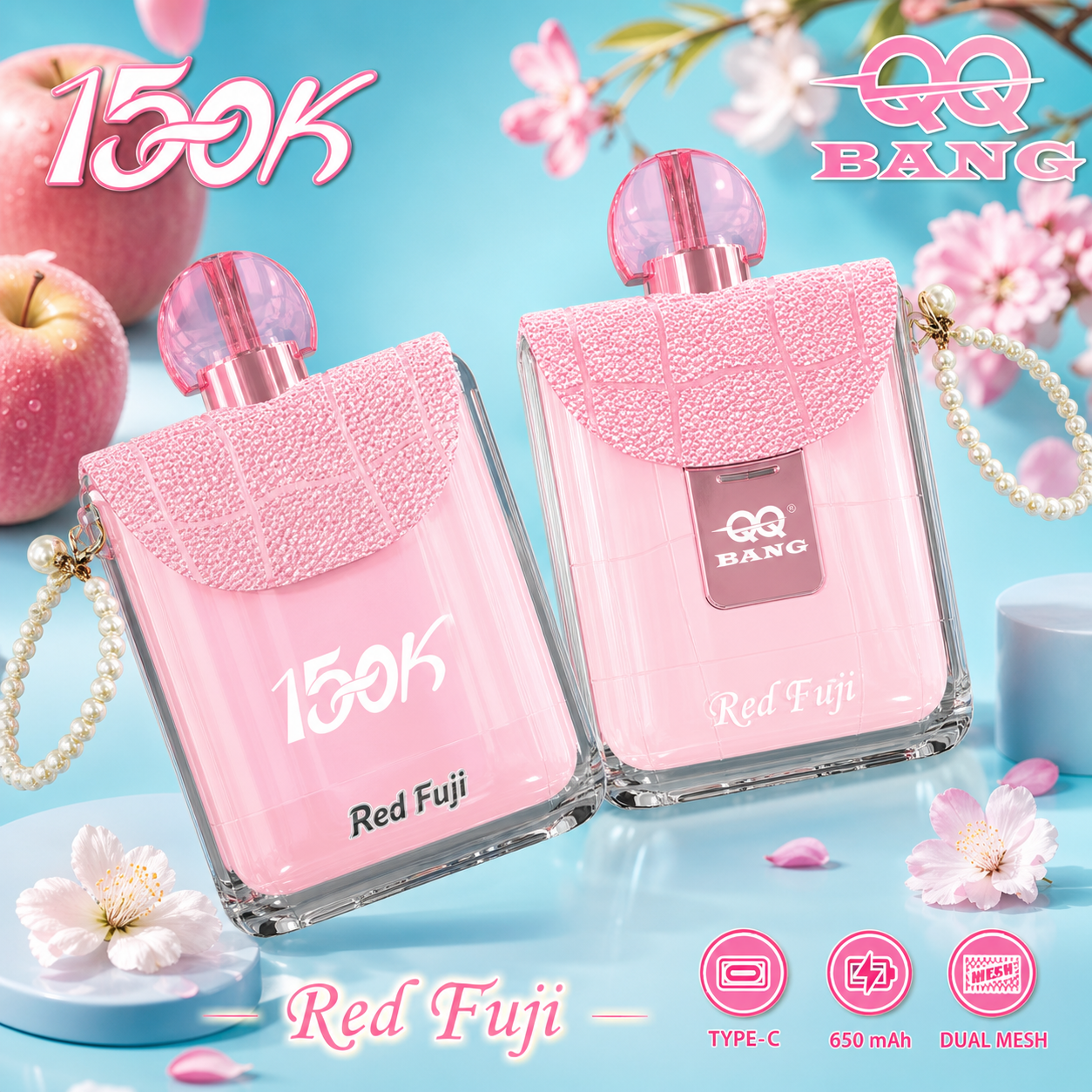 QQ Bang Perfume 150K Disposable Vape – 150,000 Puffs Single Flavor