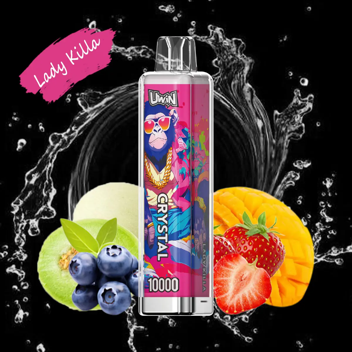 🔥【Hot Sale】Uwin Crystal 10000 10K Puffs Disposable Vape Original Edition