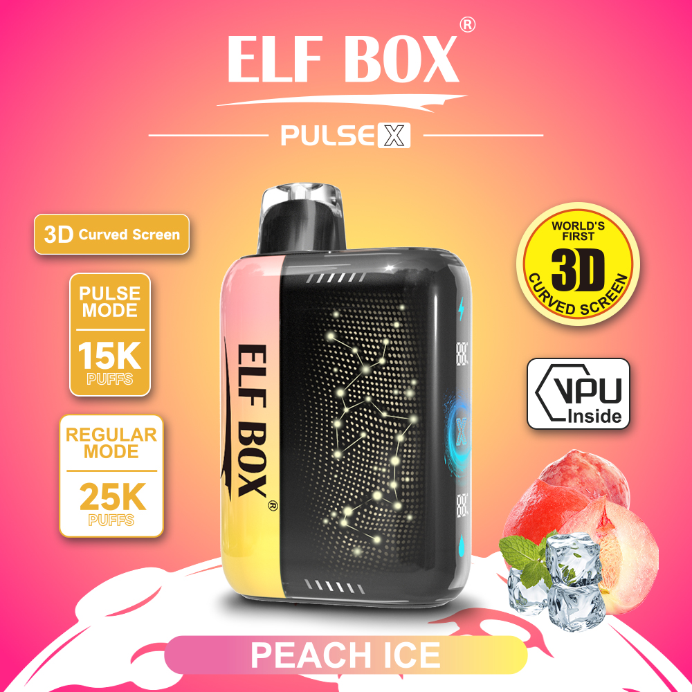 ELF Box Pulse X 25000 25K Puffs Gypsophila Hottest Disposable Vape(Box of 10)