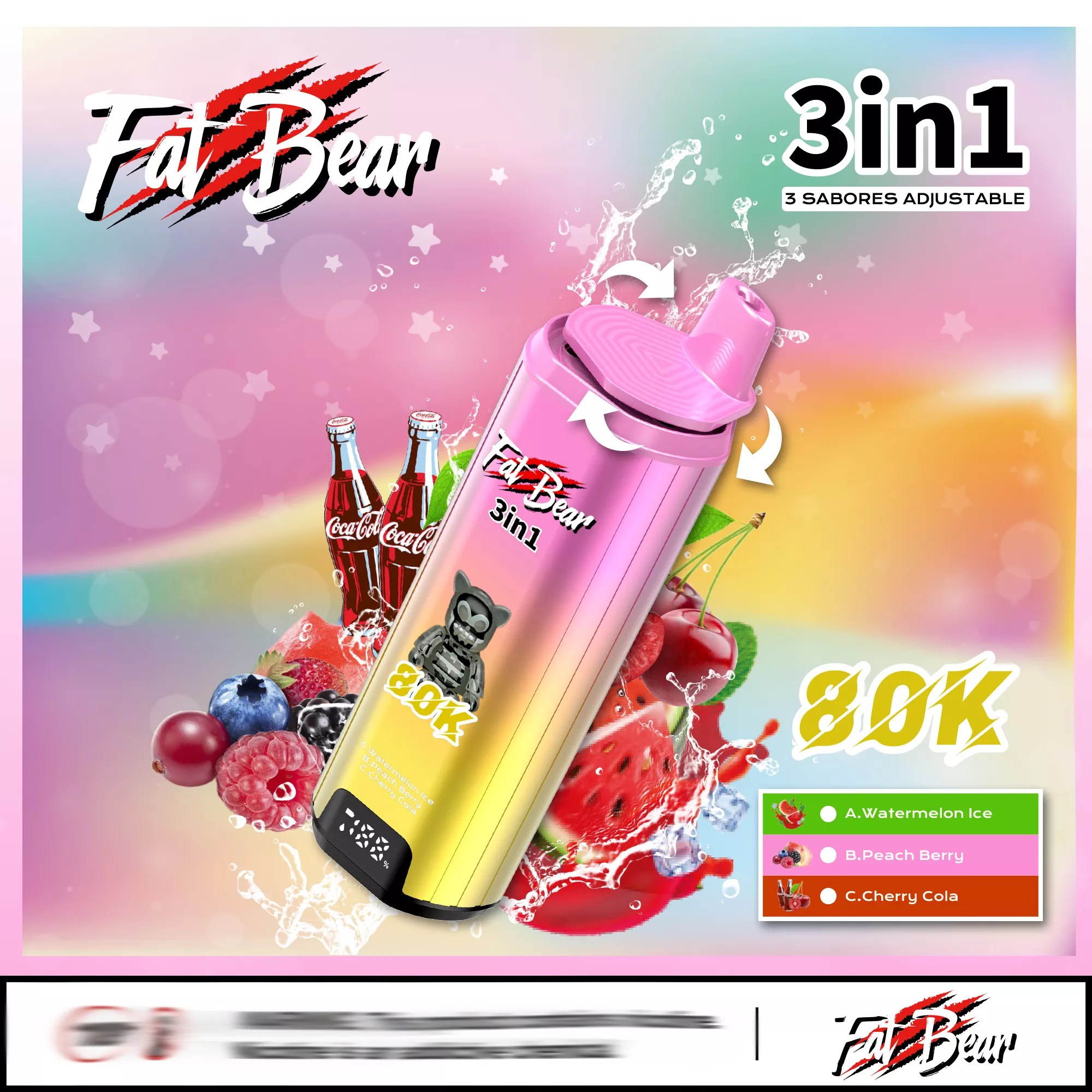 AIVONO AIM FAT BEAR 80000 80K Puffs Disposable Vape