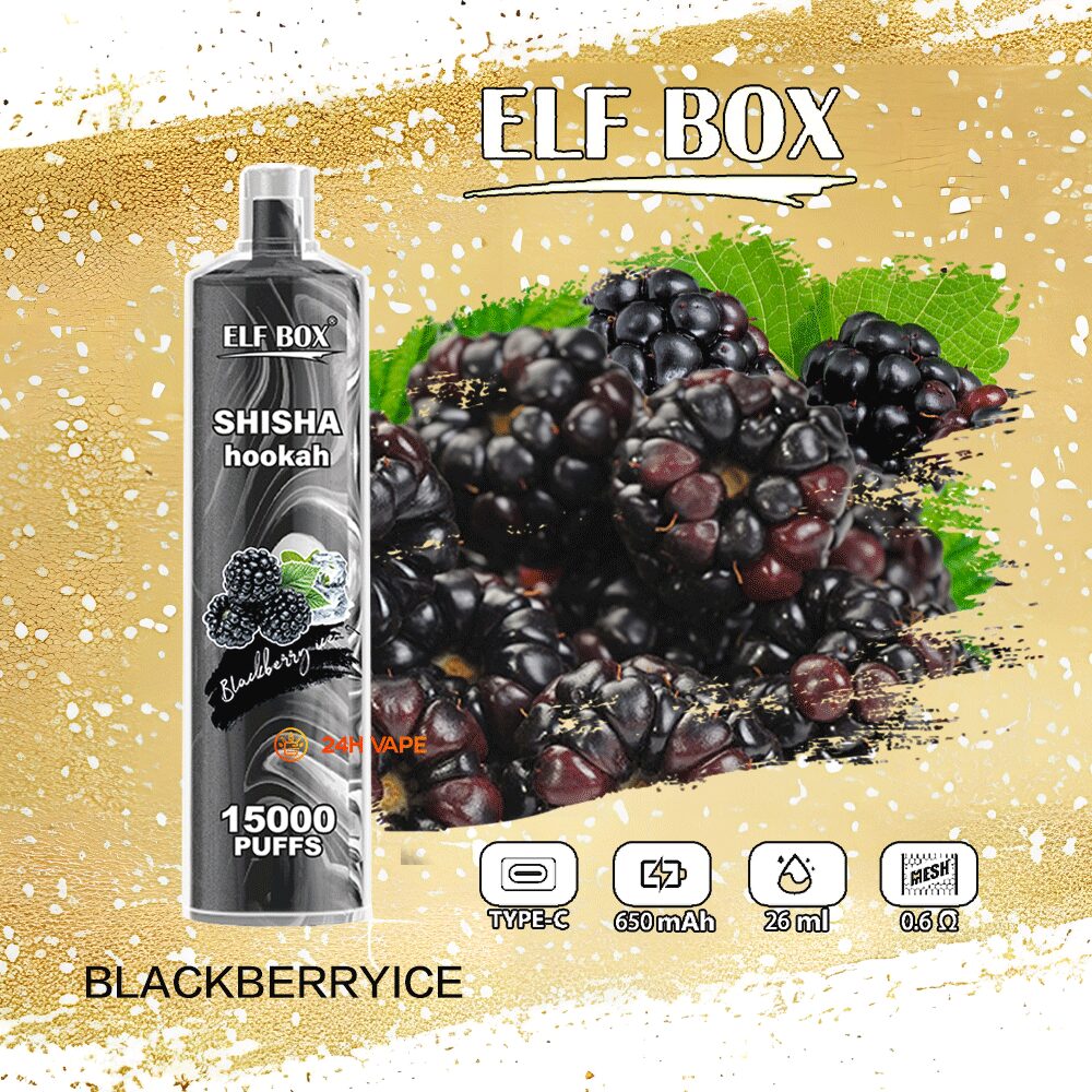 ELF BOX LS15000 Direct To Lung Disposable 15000 Puffs New Vape Pen(Box of 10)