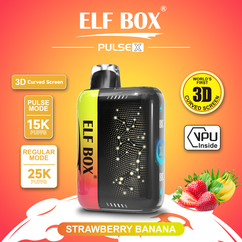 ELF Box Pulse X 25000 25K Puffs Gypsophila Hottest Disposable Vape(Box of 10)