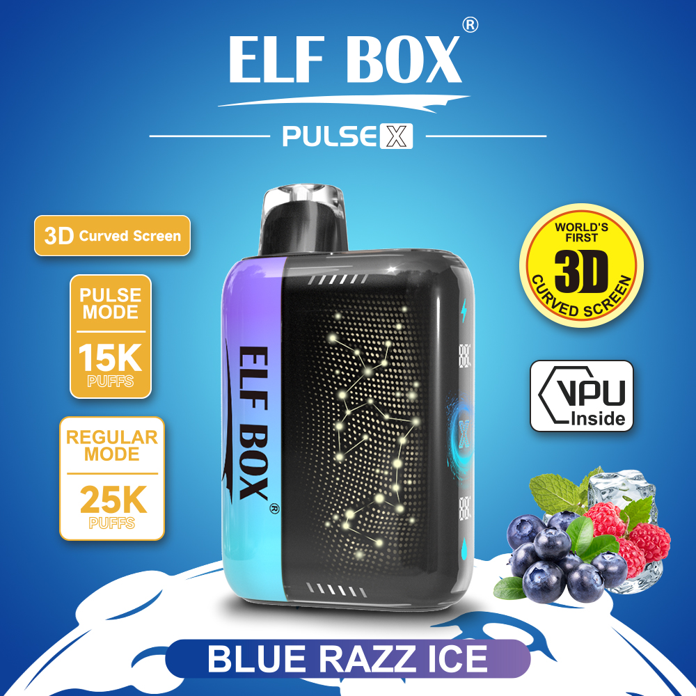 ELF Box Pulse X 25000 25K Puffs Gypsophila Hottest Disposable Vape(Box of 10)