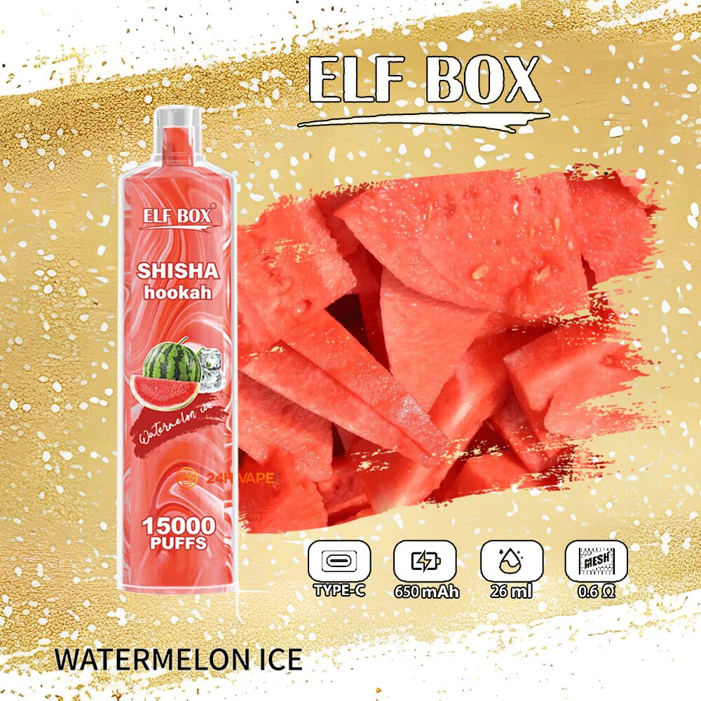 ELF BOX LS15000 Direct To Lung Disposable 15000 Puffs New Vape Pen(Box of 10)