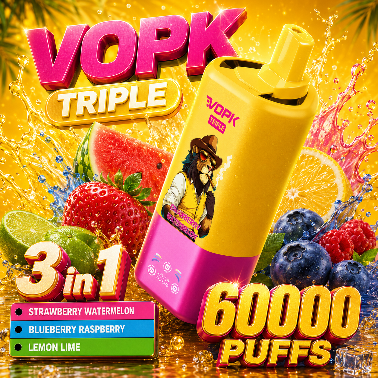 VOPK Triple 60000 Disposable Vape