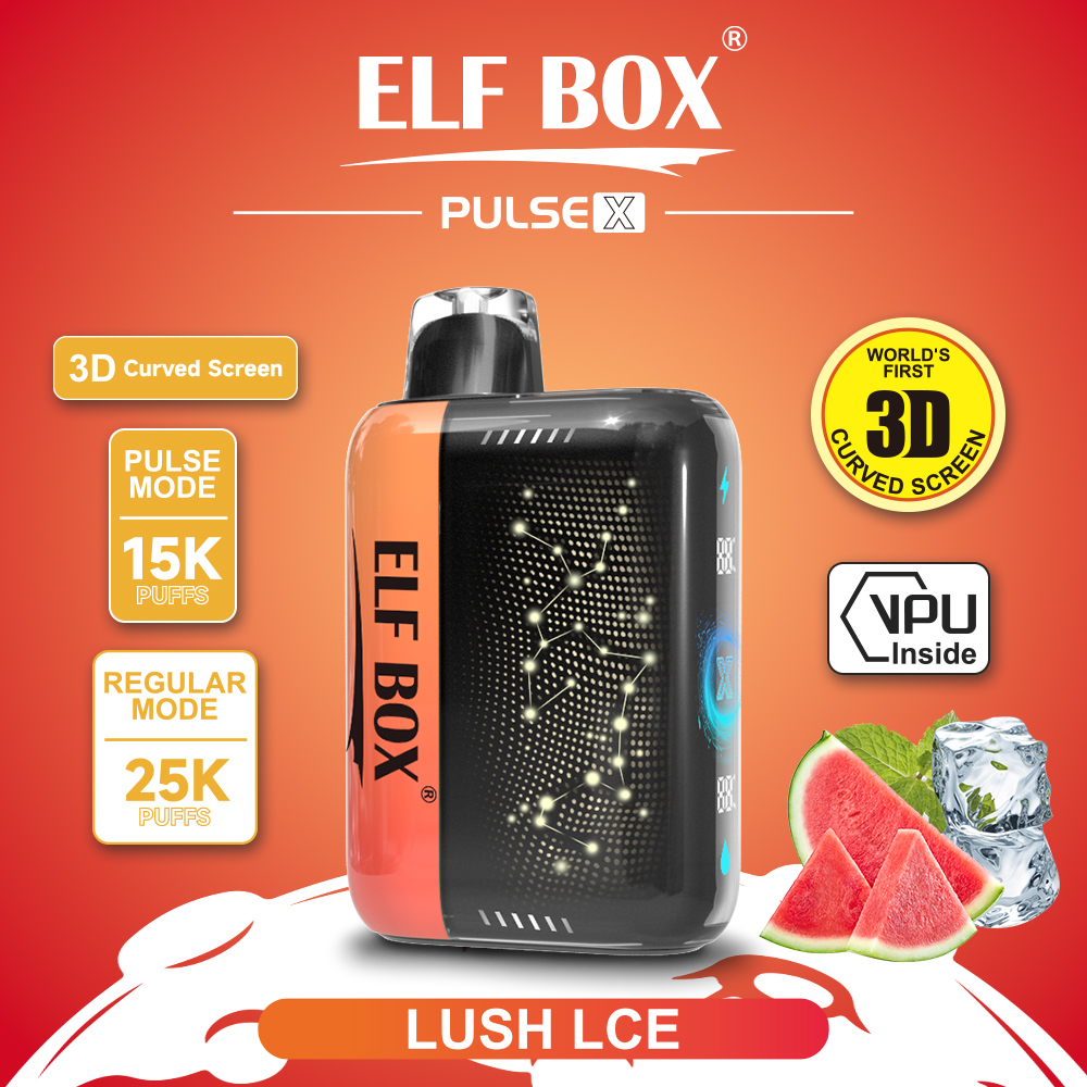ELF Box Pulse X 25000 25K Puffs Gypsophila Hottest Disposable Vape(Box of 10)