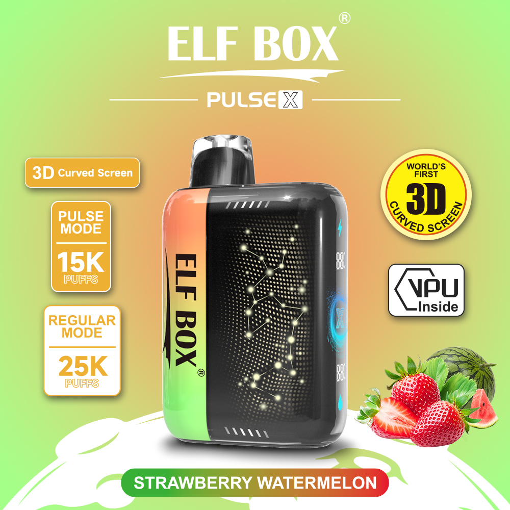 ELF Box Pulse X 25000 25K Puffs Gypsophila Hottest Disposable Vape(Box of 10)