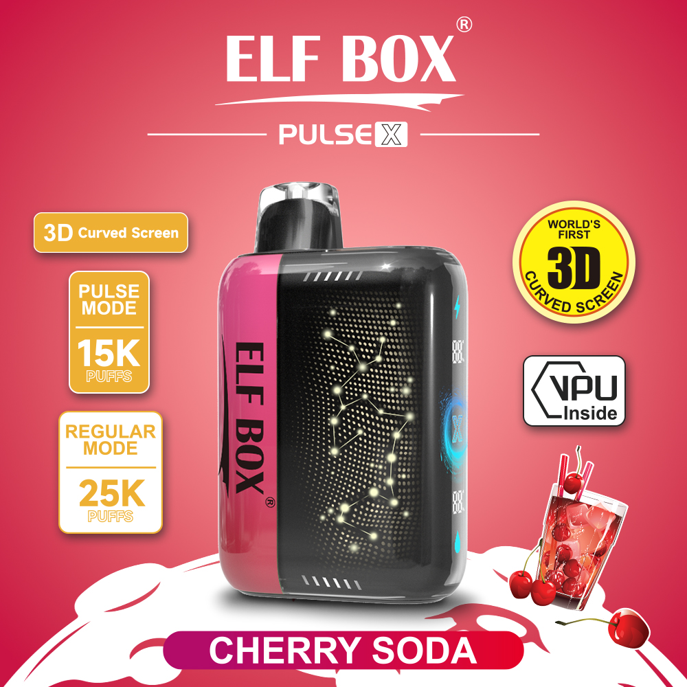 ELF Box Pulse X 25000 25K Puffs Gypsophila Hottest Disposable Vape(Box of 10)