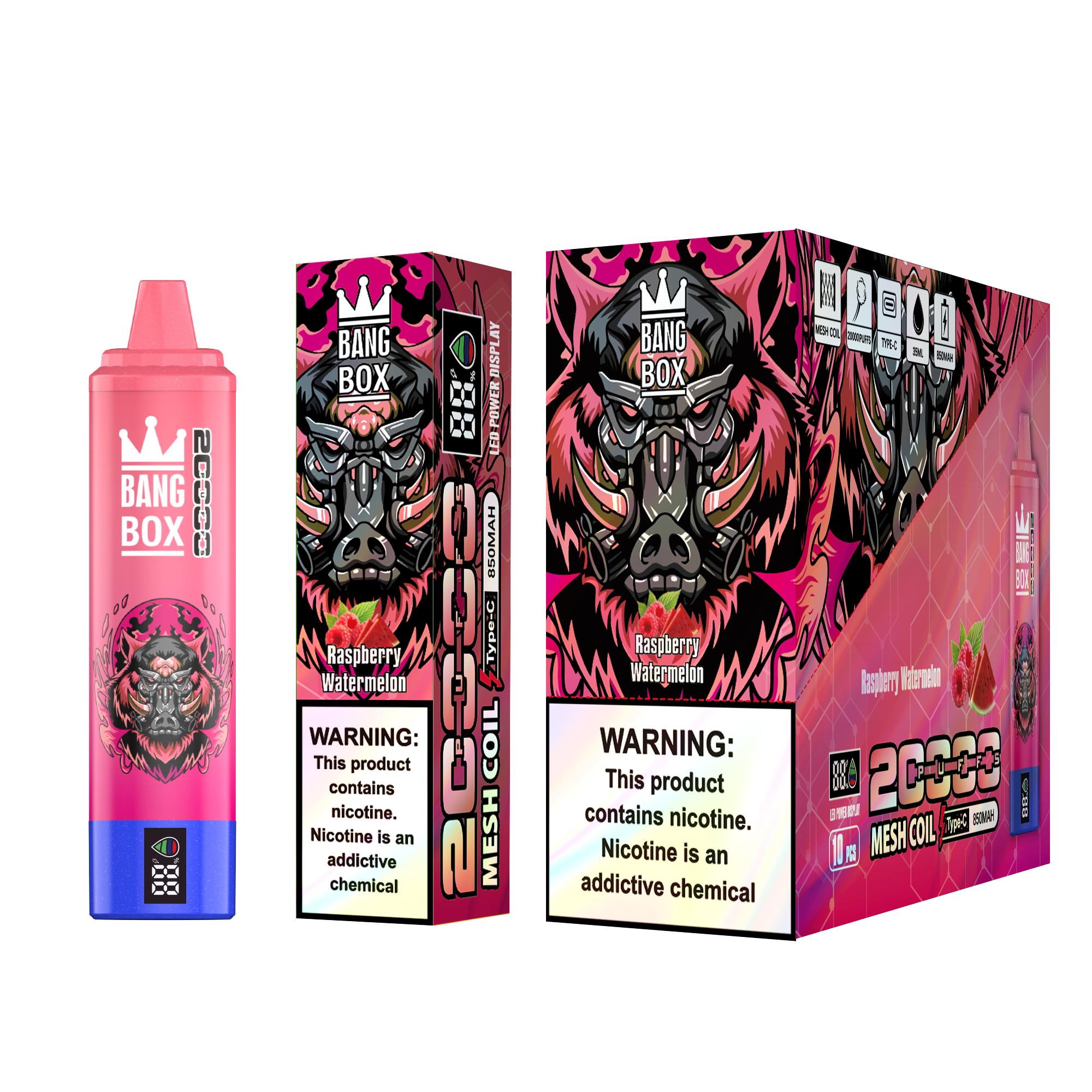 BANGBOX 20K Disposable Vape 19ML (Box of 10)