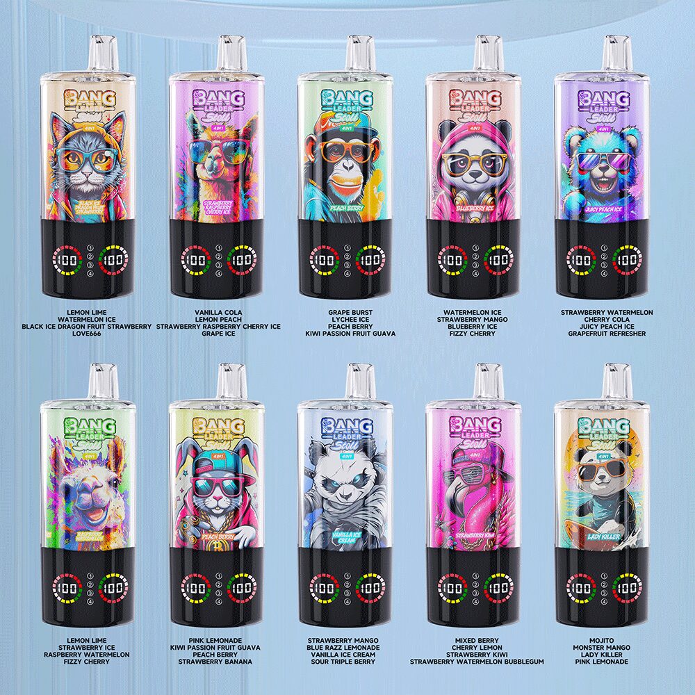 【New Arrive】Bang Leader Stoll 100K 100000 Puffs 4 in 1 Flavors & Quad Mesh Coil LED Display Disposable Vape