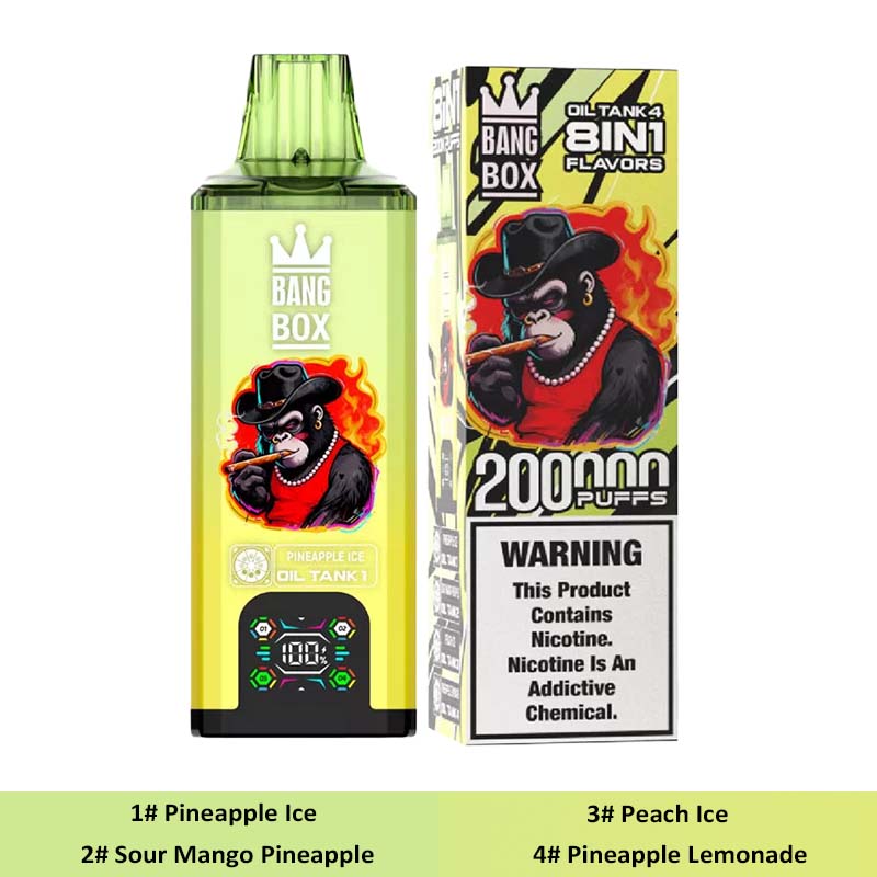 Bang Box 200K 8-in-1 | 200000 Puffs 8-Flavor Vape Wholesale