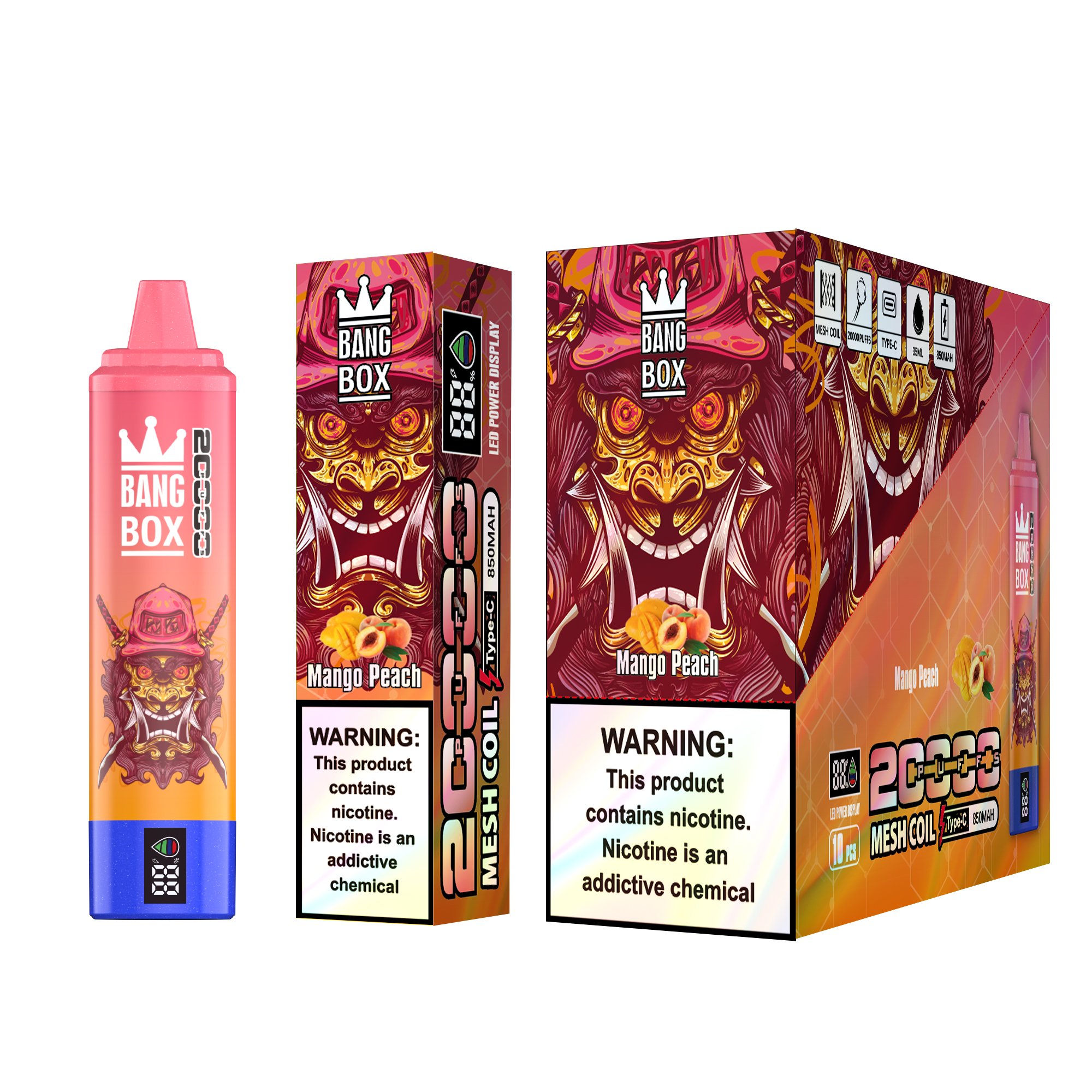 BANGBOX 20K Disposable Vape 19ML (Box of 10)