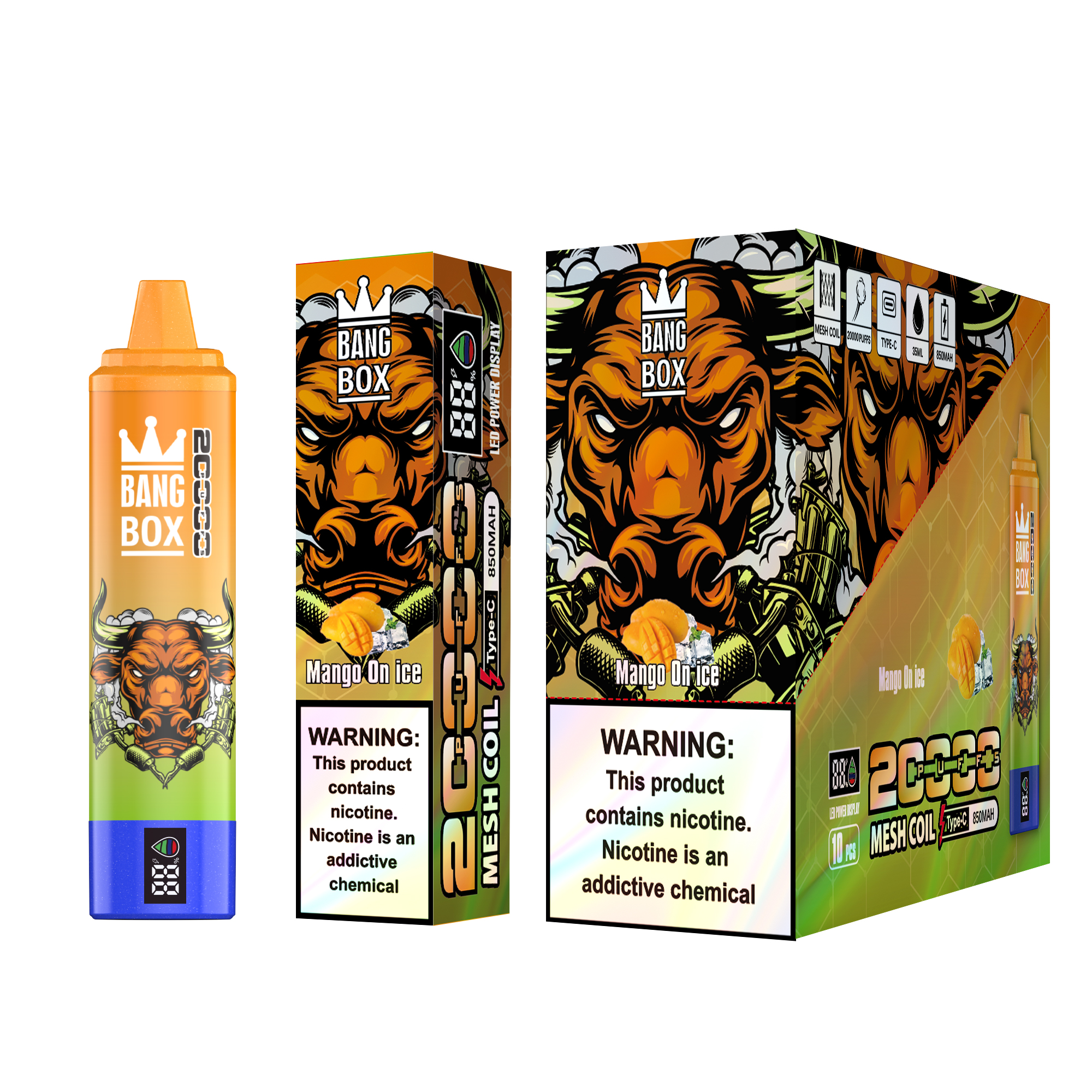BANGBOX 20K Disposable Vape 19ML (Box of 10)