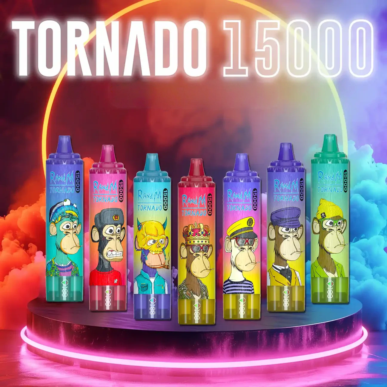 Fumot RandM Tornado 15000 Puffs Hot New Products LED Display Disposable Vape