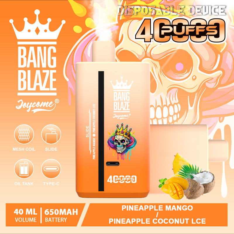 Bang Blaze 40000 40K Puffs 2% 3% 5% Nicotine Double Taste Disposable Vape(Box of 3)