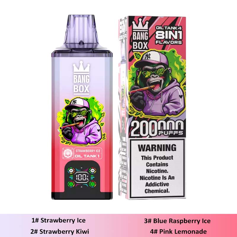 Bang Box 200K 8-in-1 | 200000 Puffs 8-Flavor Vape Wholesale