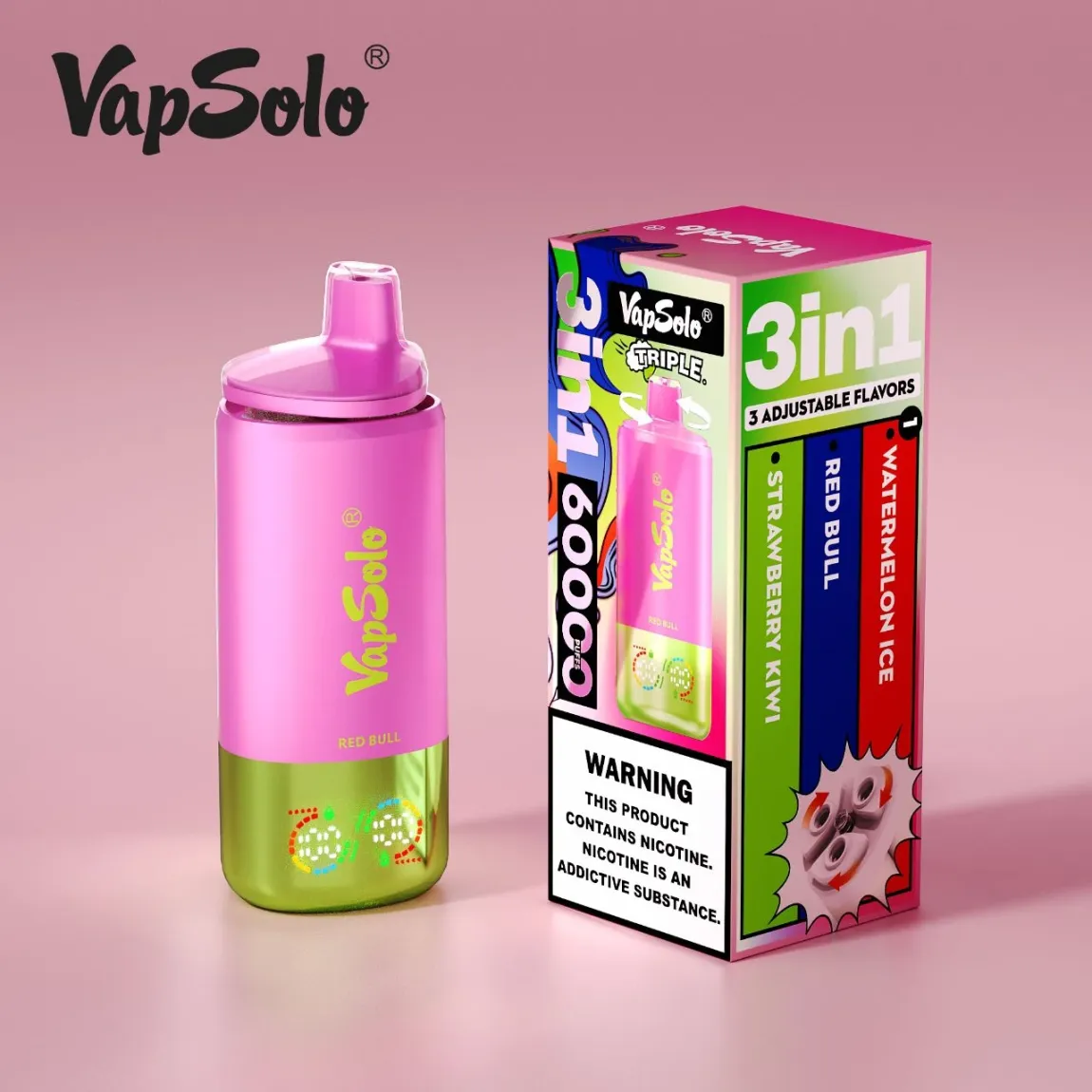 【New Arrive】TRIPLE PRO - Vapsolo 60000 PUFFS